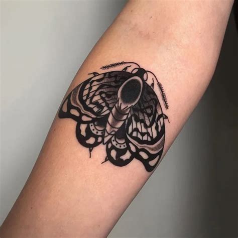 82 Intriguing Moth Tattoo Ideas with Fascinating Meaning